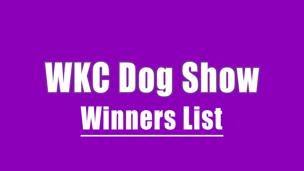 westminster dog show full winners list