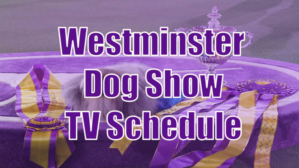 Westminster Dog Show 2023 Full TV Schedule