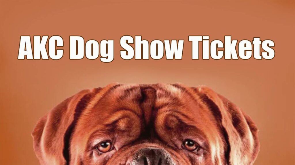 How to Buy Tickets for the 2023 AKC Dog Show Let's Know