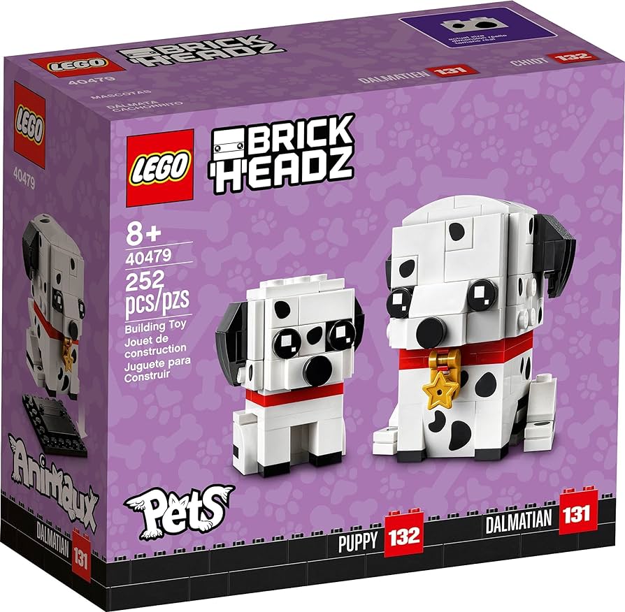 Lego Brickheadz Pets 40479 Dalmatian Dog And Puppy Set