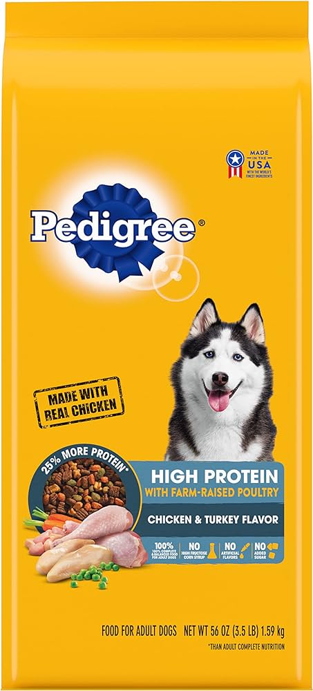 Pedigree High Protein Adult Dry & Wet Canned Dog Food